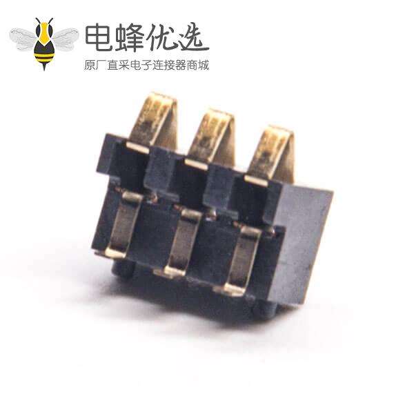 3芯电源连接器PH2.5镀金贴板安装接PCB板电池座公插头