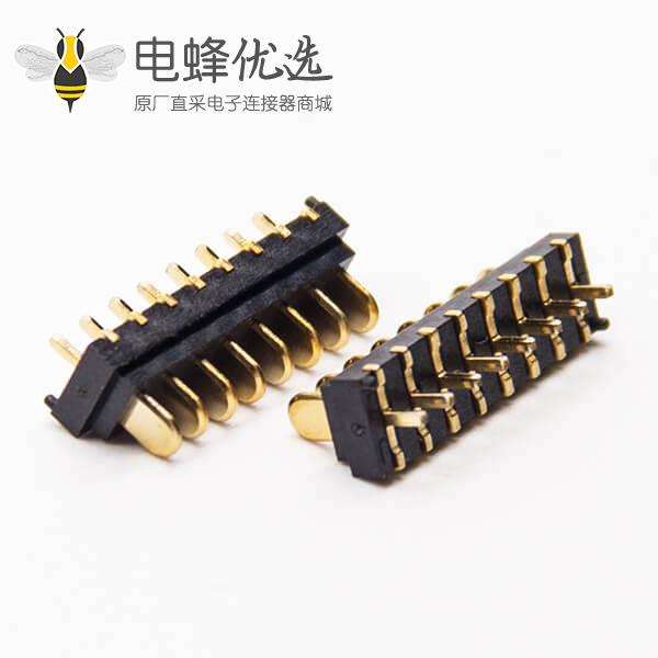 笔记本电池座公座8芯直式连接器插孔PCB板安装50pcs起售