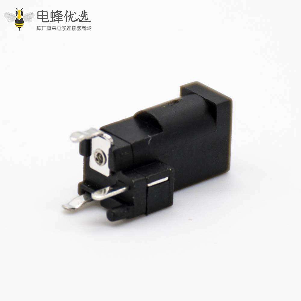 电源连接器不带屏蔽直式贴片焊接插孔公头直式DC插座