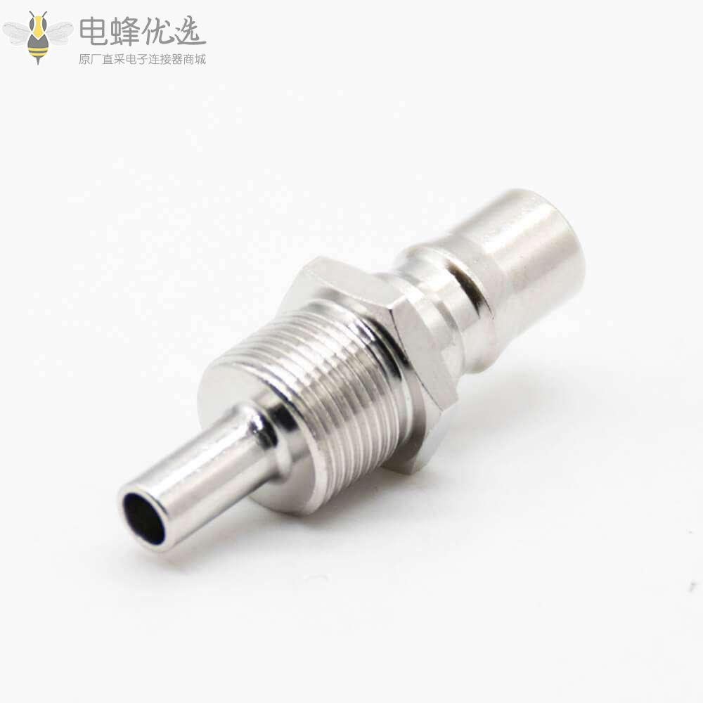 射频连接器qma母头标准接线直式焊接镀镍QMA接头接178线