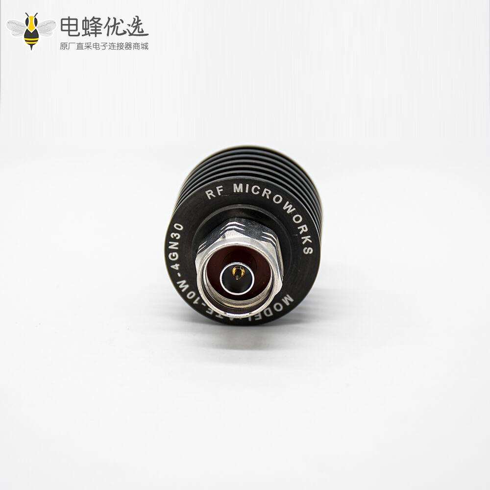 RF衰减器N头公头转母头直式天馈防雷器负载连接器10W-4GN30