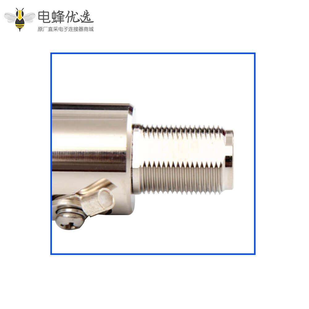 天馈避雷器N头180&deg;,母转母IP67DC-3GHzRF射频避雷器