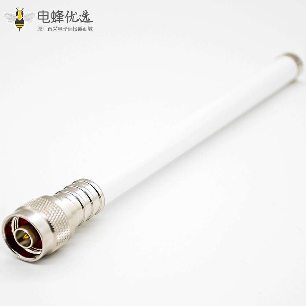 N插头2.4GHZ全向WiFi天线公头直式标准螺纹连接