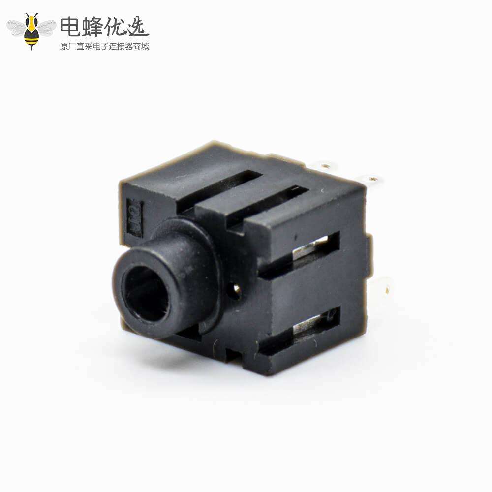 dc直流电源插座贴片焊接直式不带屏蔽塑料母插座插孔