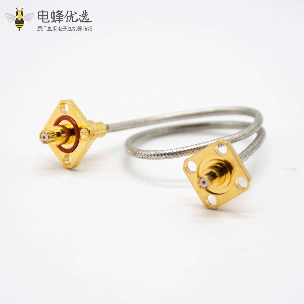 SMP镀金母头直转母头直同轴线长度