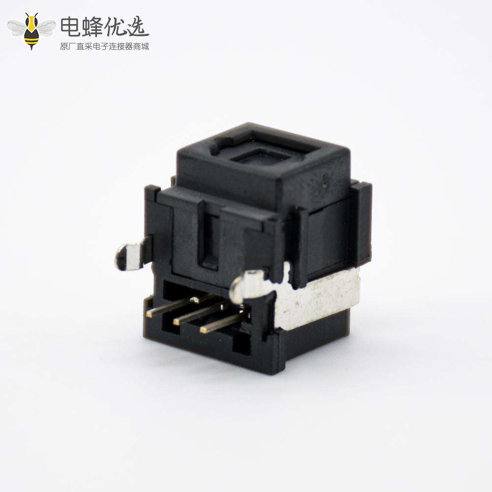 光纤接收插座发射插座自动门单头弯式插孔面板安装