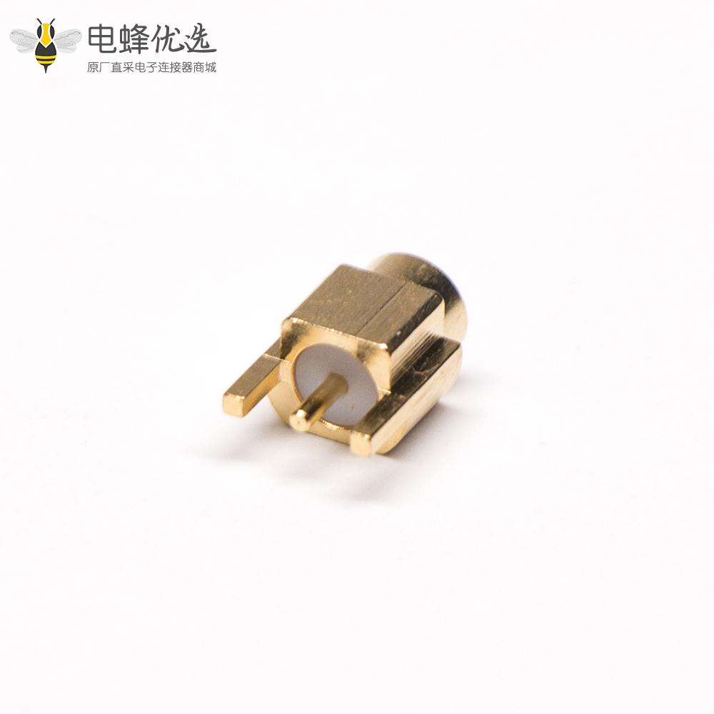 MMCX连接器母头直式插孔PCB板安装镀金