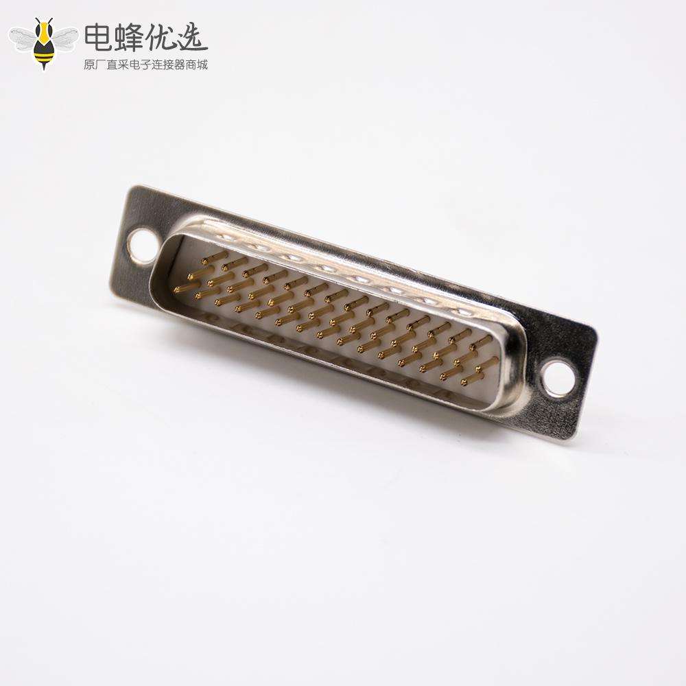 D-sub连接器44芯3排直式焊杯标准型公头