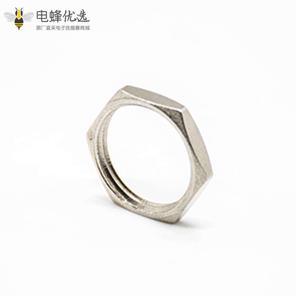 六角螺母BNC母头金属镀镍