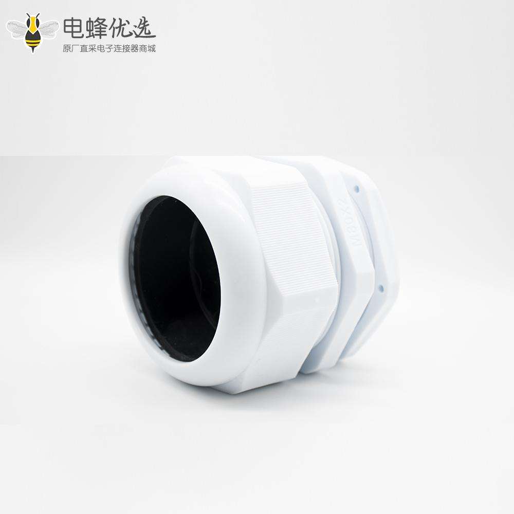 防水电缆连接头M80尼龙塑料固定电缆IP68防水葛兰头