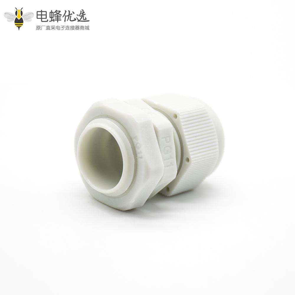 PG11电缆接头尼龙耐高温塑料防水电缆固定接头
