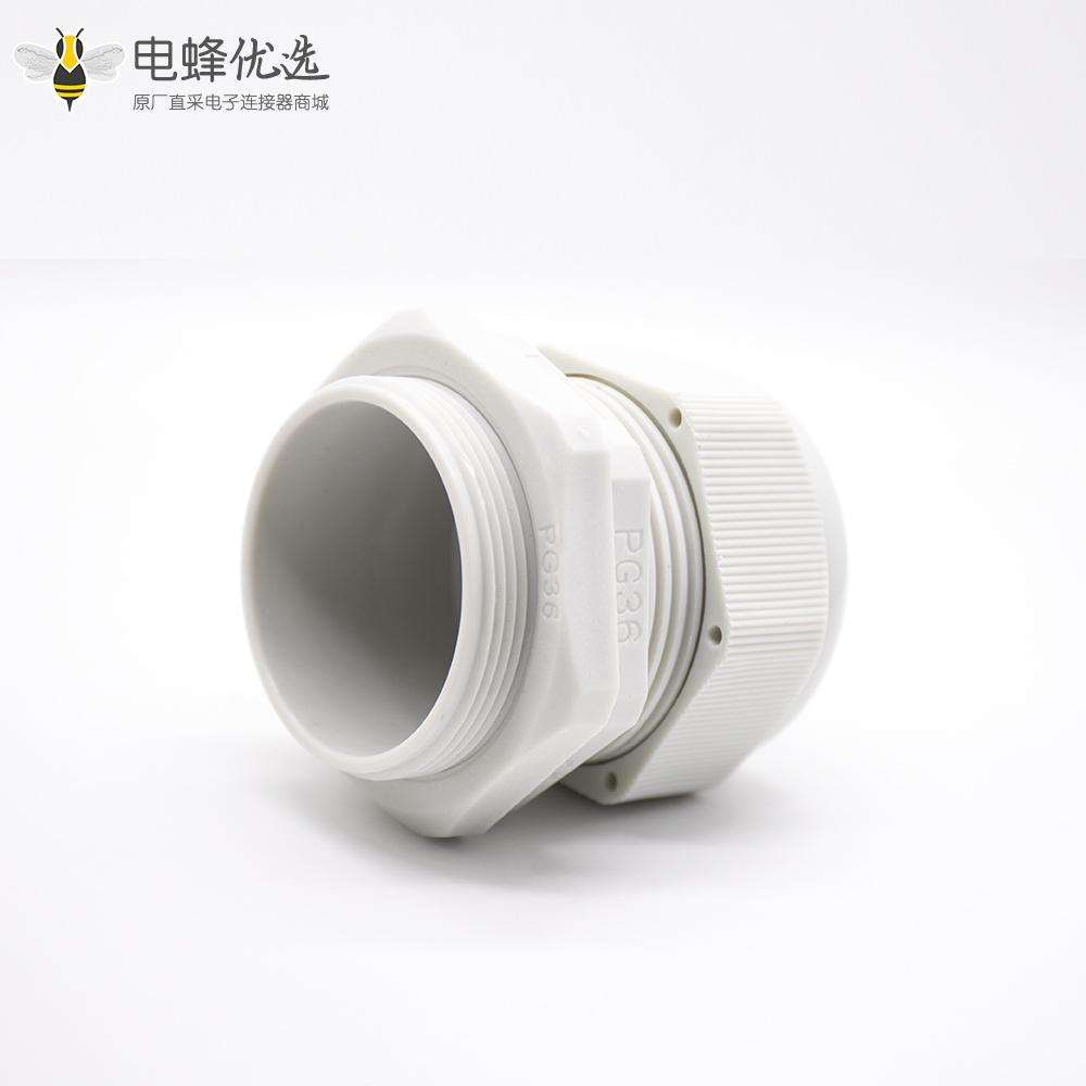 电缆防水接头PG型德制螺纹PG36尼龙塑料IP68防水葛兰头