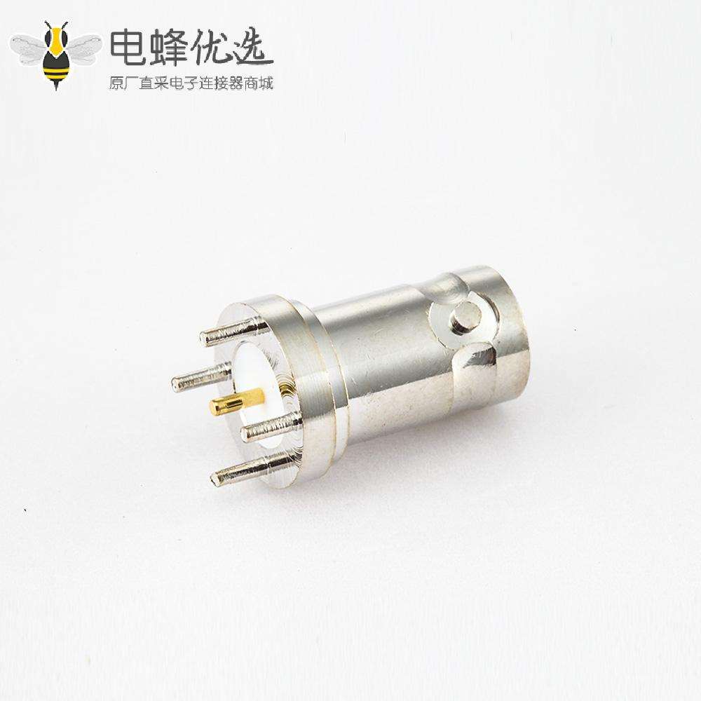 50&Omega;BNCPCB安装连接器母180度直插