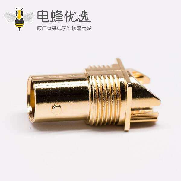 BNC镀金3U直式母头接PCB贴板可达6~12G