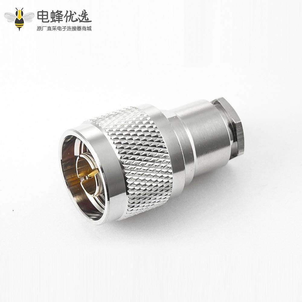 短式N型连接器直式公头螺母锁紧5D-FB LMR300