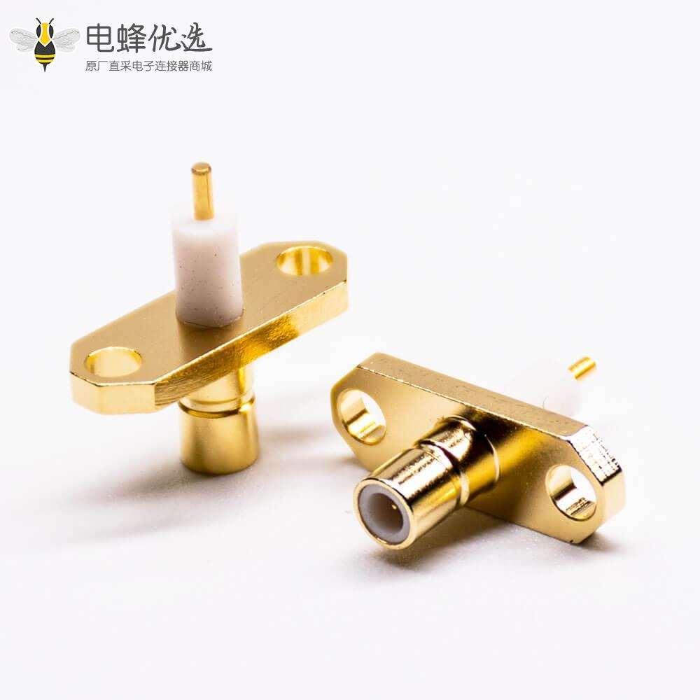 SMB母头直式2孔法兰面板安装