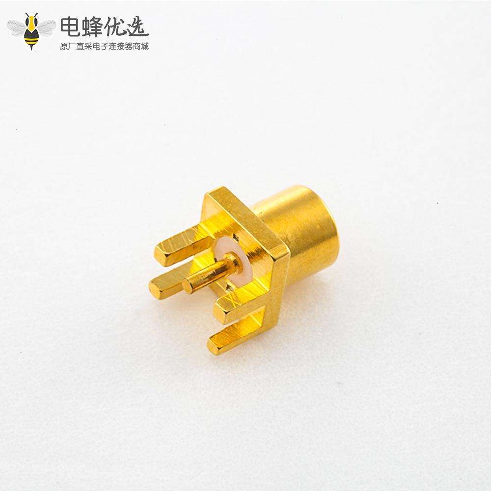 MCX连接器PCB安装板卡板安装母头直式50&Omega;