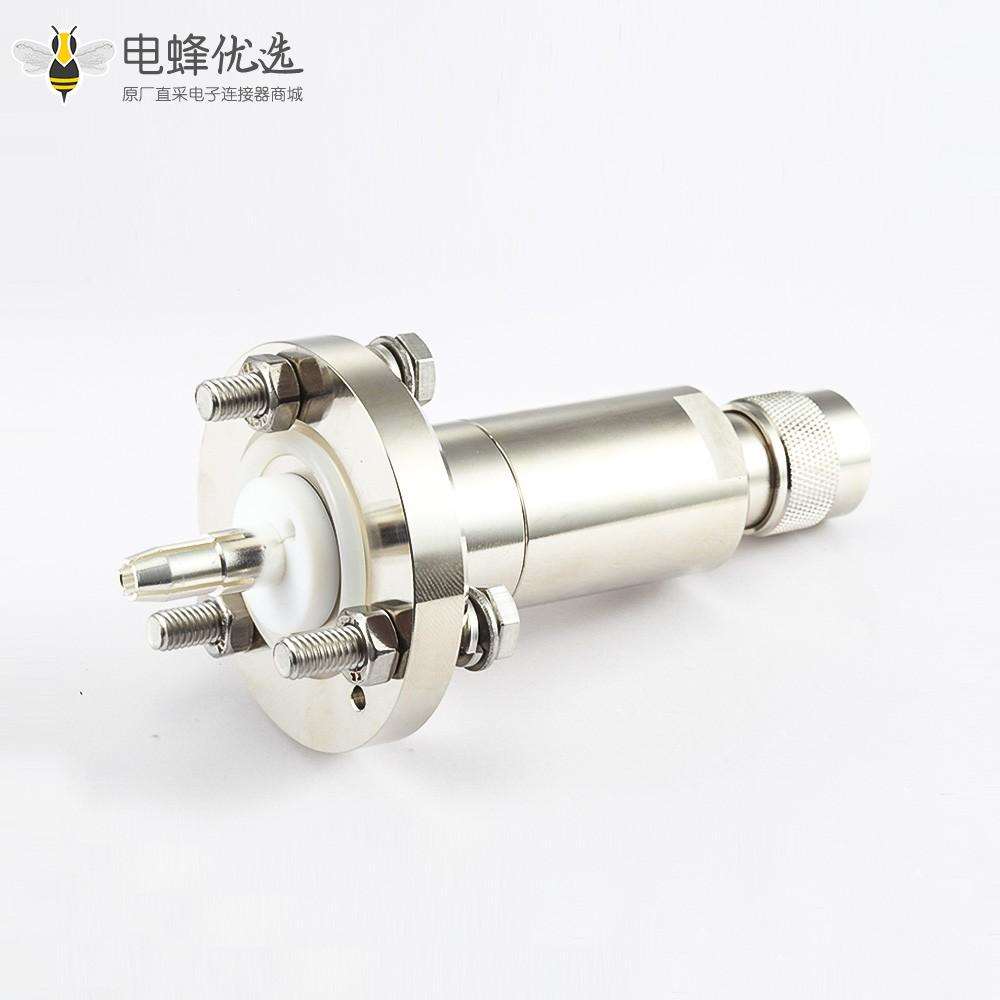 IF45转N公头直式焊接电缆连接器