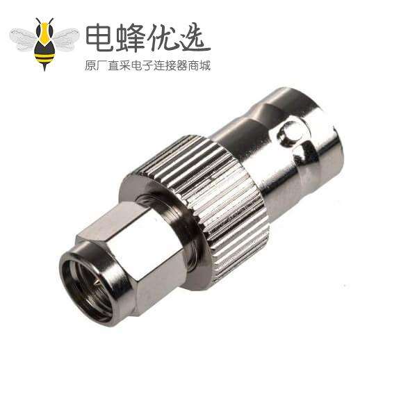 BNC母转SMA公转接头50欧姆