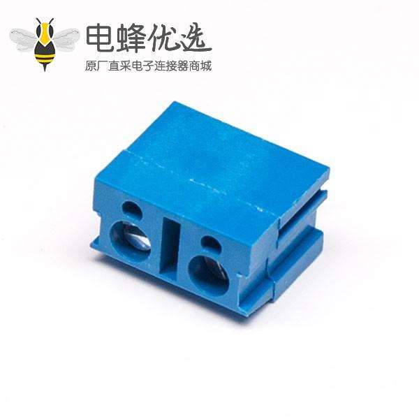 2 芯 快速接线端子直式蓝色16A电流直式插PCB板