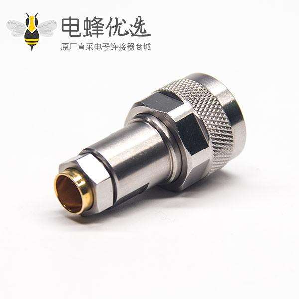 高频N型连接器公头接线