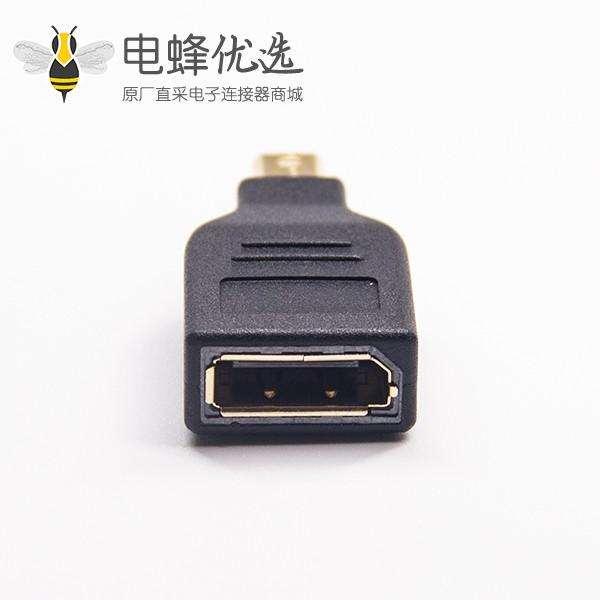 Displayport 母头转迷你 Displayport 公头转接头