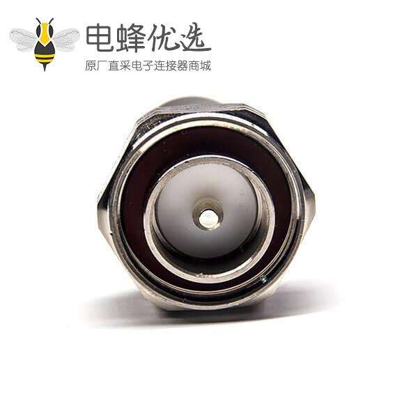 7/16公头锁线50欧姆直式铜镀镍锁线接RG393线材