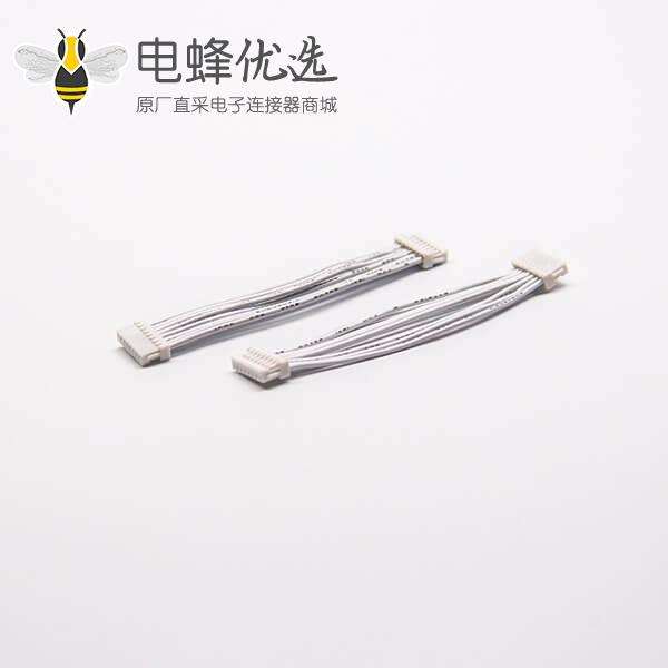 SHR-08V-S转SHR-08V-S端子接AWG28组装线线长10CM