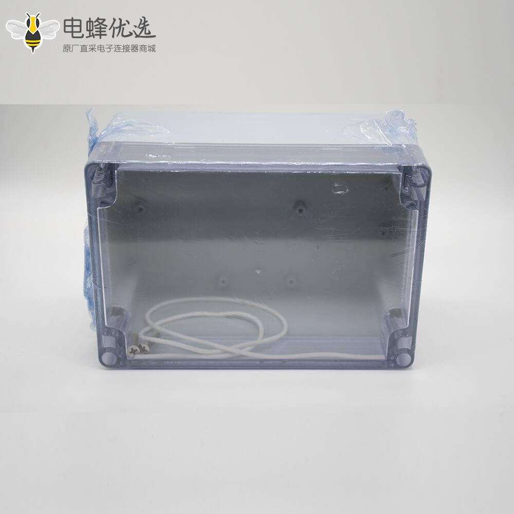 密封防水光缆接头盒110&times;160&times;90螺丝固定ABS塑透明料盖