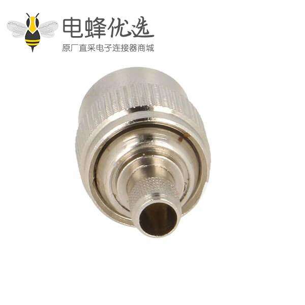 TNC公头反向直式50&Omega;H155压接接线