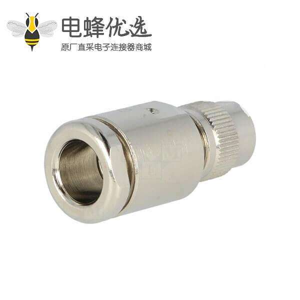 TNC公插头直式50&Omega;RG255线