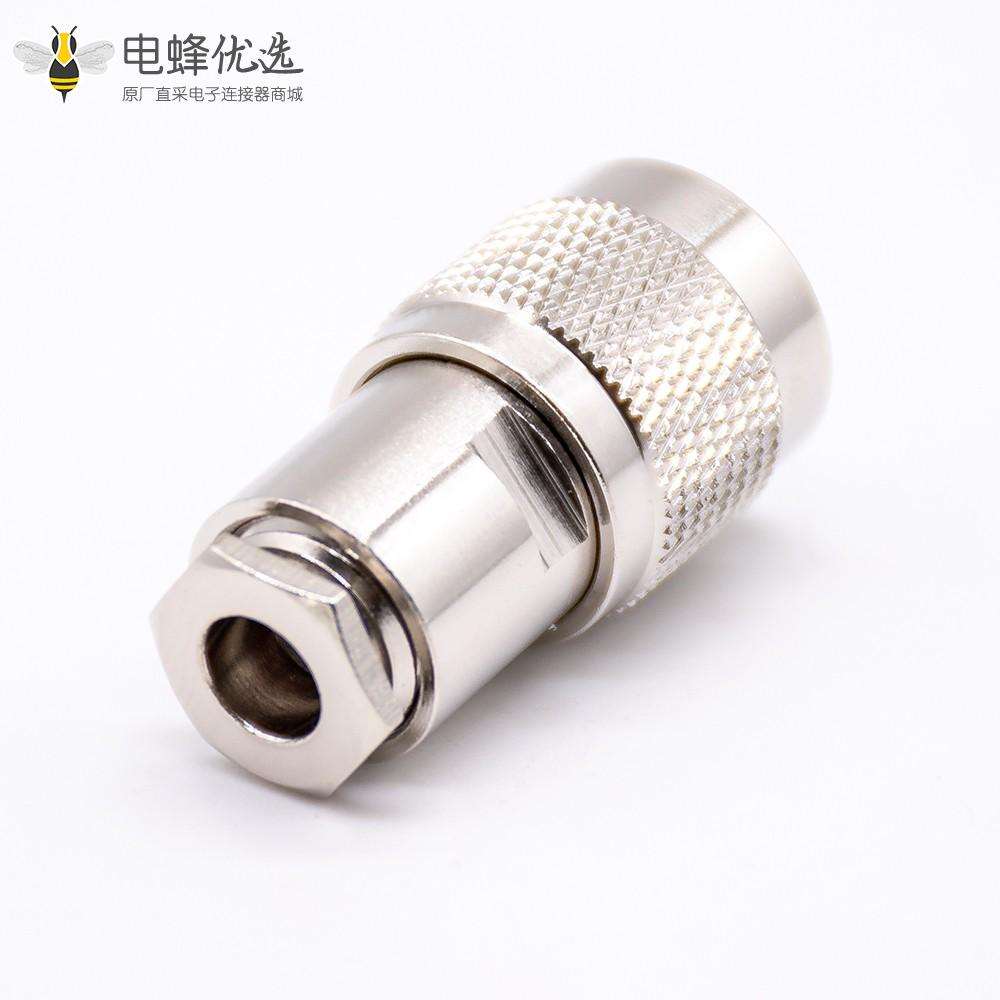 TNC插头用于电缆RG58直螺纹端子
