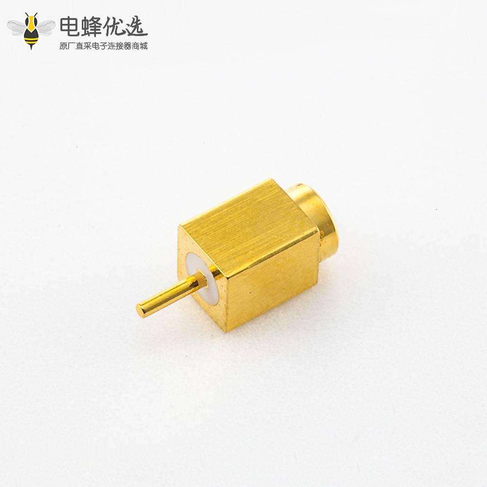 贴片连接器MCX母头直式铜镀金标准50&Omega;