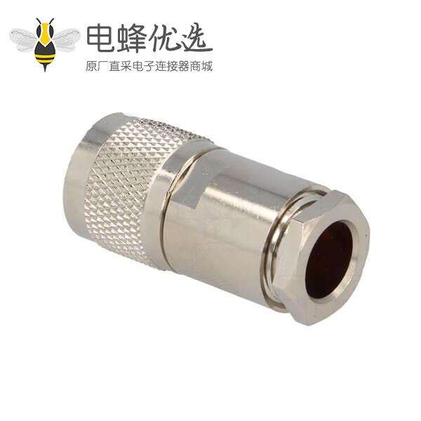 N型公头直式50&Omega;焊接接线连接器