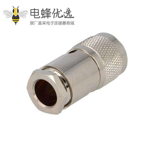 N型公头直式50&Omega;焊接接线连接器