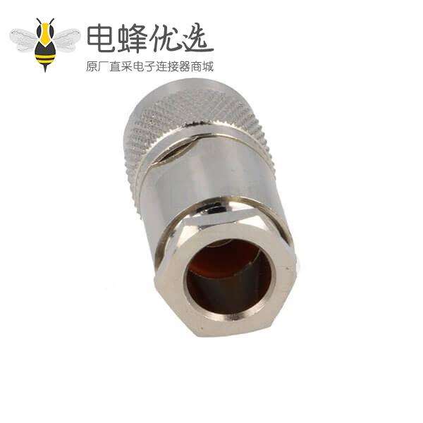 N型公头直式50&Omega;焊接接线连接器