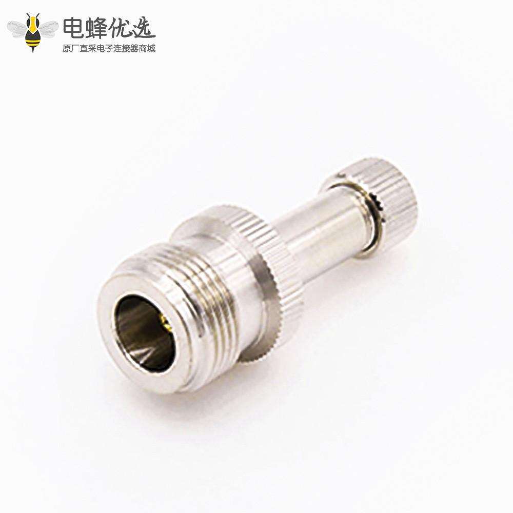 N母头连接器直式螺母锁紧半刚性141电缆