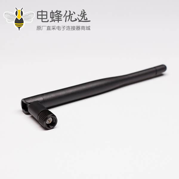 2.4G天线2DBI 2.4G 3 dbi 黑色小s棒球天线配SMA plug