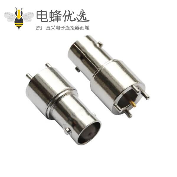bnc 连接器 射频同轴直式母头锌合金 PCB电路板