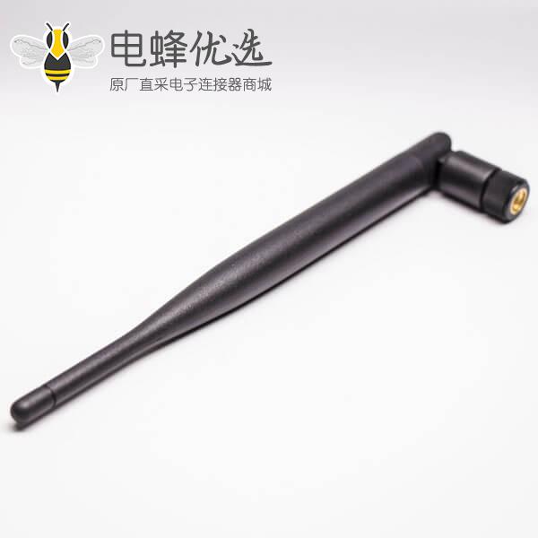 无线路由外置天线2.4 Ghz 3dBi SMA插头反极无线WIFI可折叠