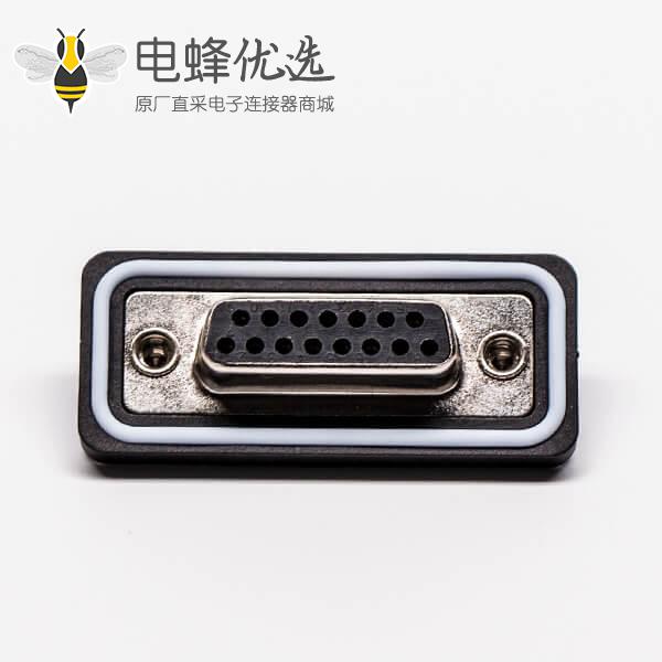 db15母头双排直式车针接线焊接防水