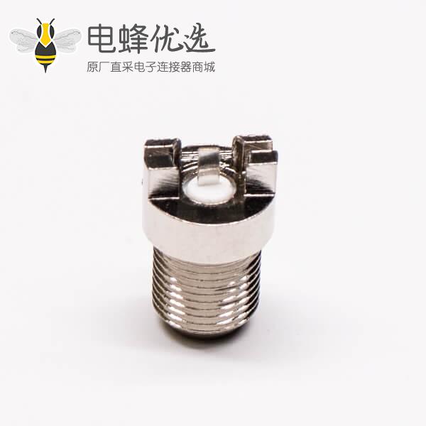 f型快速接头直式穿墙母头边缘卡板接PCB