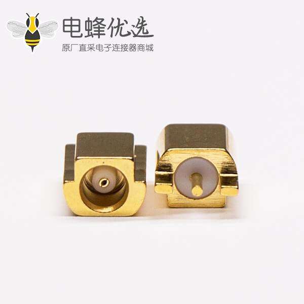 mcx贴片射频接头母头直式镀金接PCB板