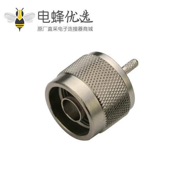 射频同轴连接器N头公头压接式连接线RG400,233.LMR194,142