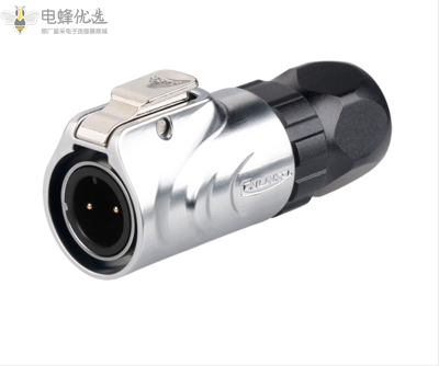 LP-12-2芯全金属航空插头微小型方形座连接器