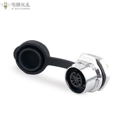 LP-12-5芯螺母座全金属微小型圆形航空插头插座连接器