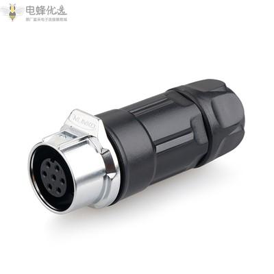 航空插头插座LP-12-7芯母头全金属微小型圆形连接器