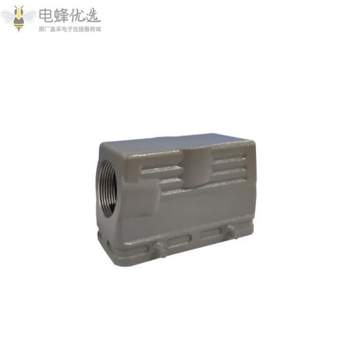 矩形重载连接器72芯/针模具热流道航空插头