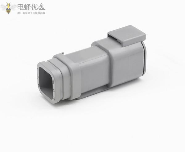 6孔高盖汽车连接器防水250V接插件公母对接