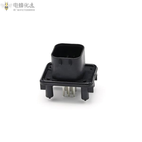 776286-1电动汽车连接器8芯防水PBT接插件快速插拔ECU母插